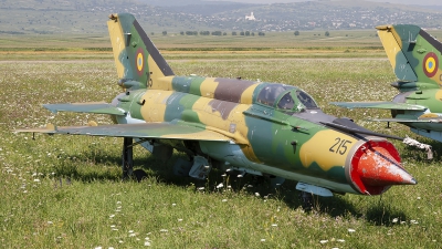 Photo ID 249022 by Chris Lofting. Romania Air Force Mikoyan Gurevich MiG 21M Lancer A, 215
