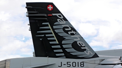 Photo ID 249215 by Fernando Sousa. Switzerland Air Force McDonnell Douglas F A 18C Hornet, J 5018