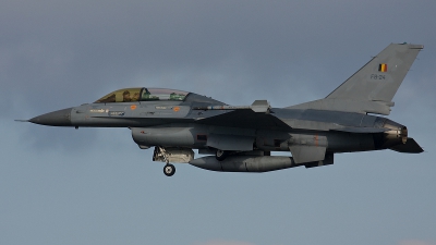Photo ID 27942 by Rainer Mueller. Belgium Air Force General Dynamics F 16BM Fighting Falcon, FB 24