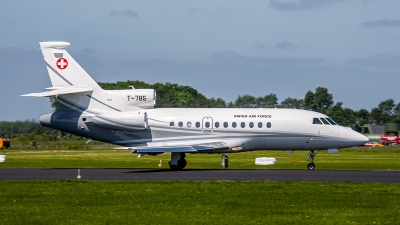 Photo ID 249719 by Jan Eenling. Switzerland Air Force Dassault Falcon 900EX, T 785