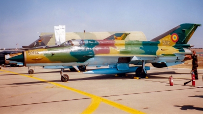 Photo ID 250368 by Thanasis Ozrefanidis. Romania Air Force Mikoyan Gurevich MiG 21MF Lancer A, 5912