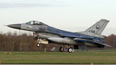 Photo ID 250545 by Richard de Groot. Netherlands Air Force General Dynamics F 16AM Fighting Falcon, J 616