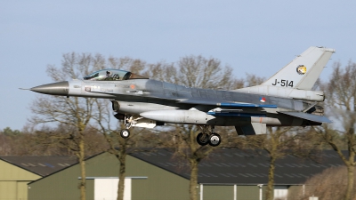 Photo ID 251046 by Carl Brent. Netherlands Air Force General Dynamics F 16AM Fighting Falcon, J 514