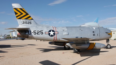 Photo ID 251270 by Sybille Petersen. USA Air Force North American F 86H Sabre, 53 1525