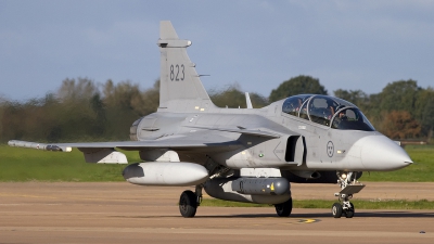 Photo ID 28106 by Chris Lofting. Sweden Air Force Saab JAS 39D Gripen, 39823