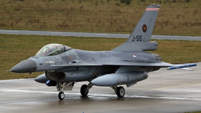 Photo ID 251470 by Richard de Groot. Netherlands Air Force General Dynamics F 16AM Fighting Falcon, J 515