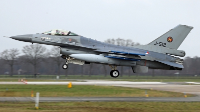 Photo ID 251512 by Richard de Groot. Netherlands Air Force General Dynamics F 16AM Fighting Falcon, J 512