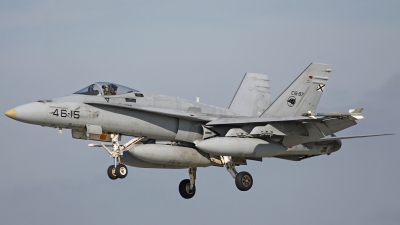 Photo ID 28146 by Mick Balter - mbaviation-images. Spain Air Force McDonnell Douglas F A 18A Hornet, C 15 87