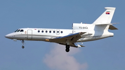 Photo ID 252473 by Sybille Petersen. Serbia Government Dassault Falcon 50, YU BNA