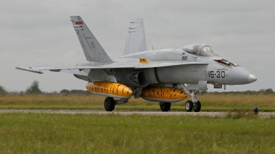 Photo ID 28228 by John Higgins. Spain Air Force McDonnell Douglas C 15 Hornet EF 18A, C 15 43