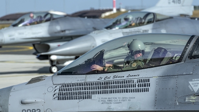 Photo ID 253776 by Matthias Becker. USA Air Force General Dynamics F 16C Fighting Falcon, 96 0083