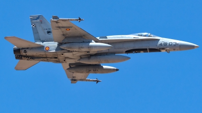 Photo ID 253504 by Adolfo Bento de Urquia. Spain Air Force McDonnell Douglas F A 18A Hornet, C 15 75