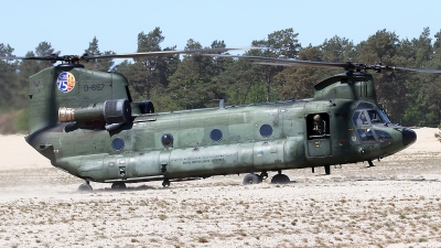 Photo ID 254124 by Mark Broekhans. Netherlands Air Force Boeing Vertol CH 47D Chinook, D 667