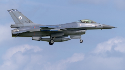 Photo ID 254257 by Sascha Gaida. Netherlands Air Force General Dynamics F 16AM Fighting Falcon, J 509