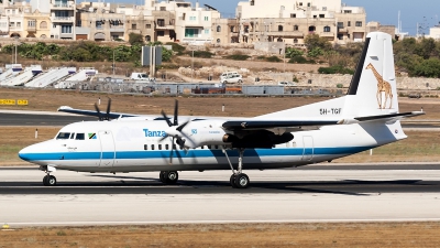 Photo ID 254404 by Ray Biagio Pace. Tanzania Government Fokker 50, 5H TGF