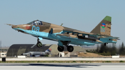 Photo ID 254524 by Claudio Tramontin. Azerbaijan Air Force Sukhoi Su 25BM,  
