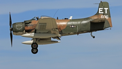 Photo ID 254543 by David F. Brown. Private Warbird Aircraft LLC Douglas A 1H Skyraider AD 6, NX39606