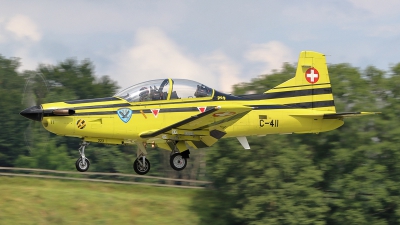 Photo ID 254818 by Ludwig Isch. Switzerland Air Force Pilatus PC 9, C 411