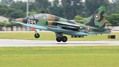 Photo ID 255374 by Milos Ruza. Bulgaria Air Force Sukhoi Su 25UBK, 095