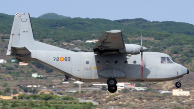 Photo ID 255530 by Luis Miguel Rodriguez. Spain Air Force CASA C 212 100 Aviocar, T 12B 69