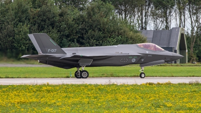 Photo ID 256101 by Jan Eenling. Netherlands Air Force Lockheed Martin F 35A Lightning II, F 017