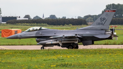 Photo ID 256097 by Jan Eenling. USA Air Force General Dynamics F 16C Fighting Falcon, 90 0818