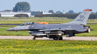 Photo ID 256220 by Rainer Mueller. USA Air Force General Dynamics F 16C Fighting Falcon, 90 0818