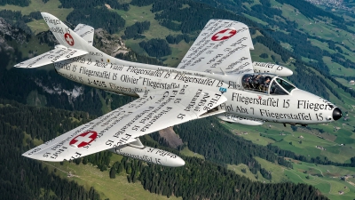 Photo ID 256459 by Martin Thoeni - Powerplanes. Private Hunterverein Obersimmental Hawker Hunter F58, HB RVS