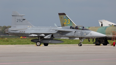 Photo ID 256419 by Radim Koblizka. Sweden Air Force Saab JAS 39C Gripen, 39292
