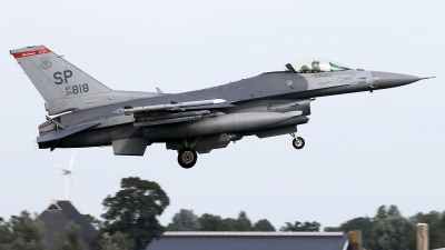 Photo ID 256735 by Mark Broekhans. USA Air Force General Dynamics F 16C Fighting Falcon, 90 0818