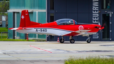 Photo ID 257312 by Agata Maria Weksej. Switzerland Air Force Pilatus NCPC 7 Turbo Trainer, A 940