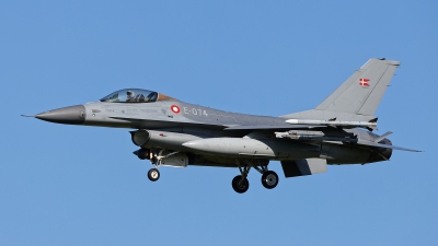 Photo ID 257175 by Rainer Mueller. Denmark Air Force General Dynamics F 16AM Fighting Falcon, E 074