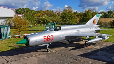 Photo ID 257448 by Frank Deutschland. East Germany Air Force Mikoyan Gurevich MiG 21M, 560