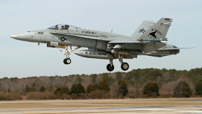 Photo ID 257632 by David F. Brown. USA Navy McDonnell Douglas F A 18C Hornet, 163495