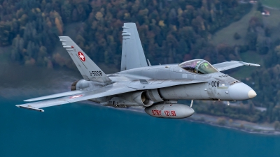Photo ID 257721 by Martin Thoeni - Powerplanes. Switzerland Air Force McDonnell Douglas F A 18C Hornet, J 5008