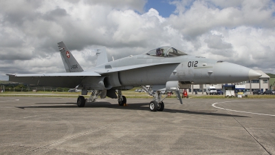 Photo ID 258358 by Barry Swann. Switzerland Air Force McDonnell Douglas F A 18C Hornet, J 5012