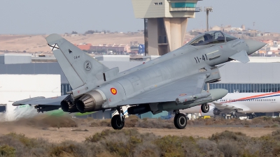 Photo ID 258446 by Photography JC la Palma. Spain Air Force Eurofighter C 16 Typhoon EF 2000S, C 16 41