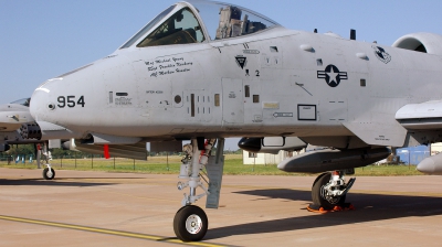 Photo ID 258535 by Michael Baldock. USA Air Force Fairchild A 10A Thunderbolt II, 81 0954