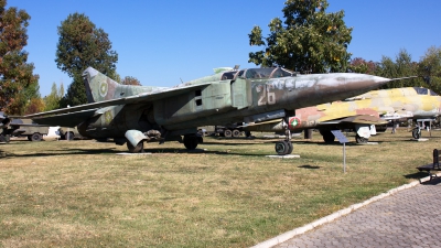 Photo ID 258610 by Thomas Rosskopf. Bulgaria Air Force Mikoyan Gurevich MiG 23UB, 26