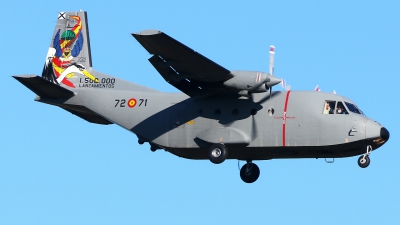 Photo ID 259438 by Manuel Fernandez. Spain Air Force CASA C 212 100 Aviocar, T 12B 71