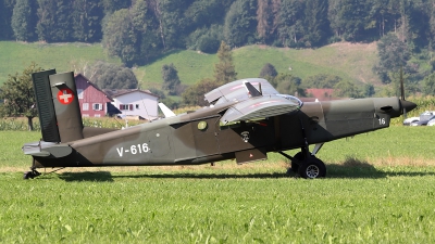 Photo ID 259476 by Ludwig Isch. Switzerland Air Force Pilatus PC 6 B2 H2M 1 Turbo Porter, V 616