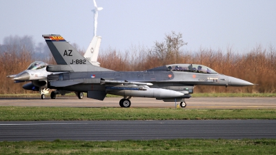 Photo ID 260462 by Johannes Berger. Netherlands Air Force General Dynamics F 16BM Fighting Falcon, J 882