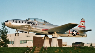 Photo ID 260528 by Mat Herben. USA Air Force Lockheed T 33A Shooting Star, 53 5413