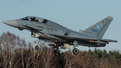 Photo ID 261074 by Thomas Ziegler - Aviation-Media. Germany Air Force Eurofighter EF 2000 Typhoon T, 98 03