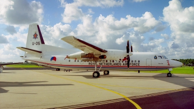 Photo ID 261097 by Jan Eenling. Netherlands Air Force Fokker 50, U 05