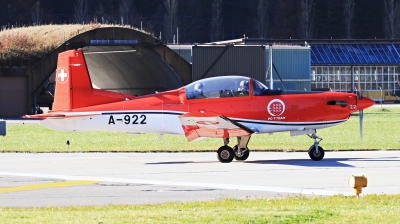 Photo ID 261118 by Milos Ruza. Switzerland Air Force Pilatus NCPC 7 Turbo Trainer, A 922