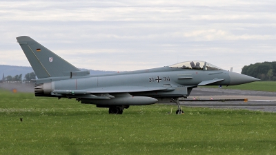 Photo ID 261262 by Johannes Berger. Germany Air Force Eurofighter EF 2000 Typhoon S, 31 34