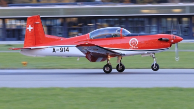 Photo ID 261303 by Milos Ruza. Switzerland Air Force Pilatus NCPC 7 Turbo Trainer, A 914