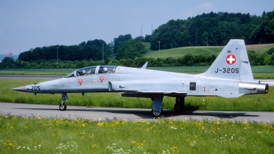 Photo ID 261343 by Rainer Mueller. Switzerland Air Force Northrop F 5F Tiger II, J 3205