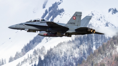 Photo ID 261491 by Viper A.M.W.. Switzerland Air Force McDonnell Douglas F A 18D Hornet, J 5233